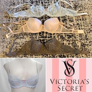 Three 36b Bras from VS, H&M and Sophie B